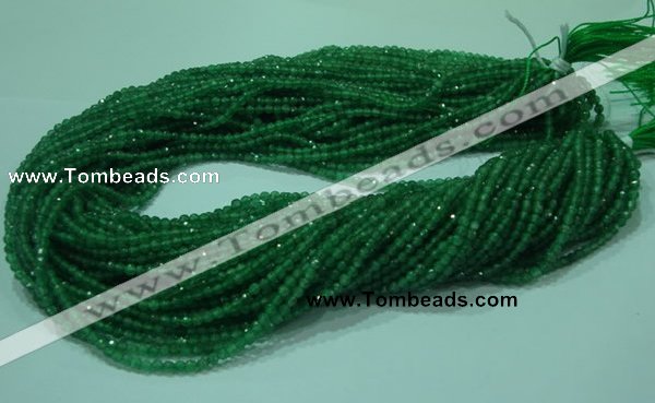 CTG27 15.5 inches 3mm faceted round tiny aventurine beads