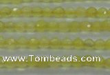 CTG406 15.5 inches 2mm faceted round tiny dyed candy jade beads