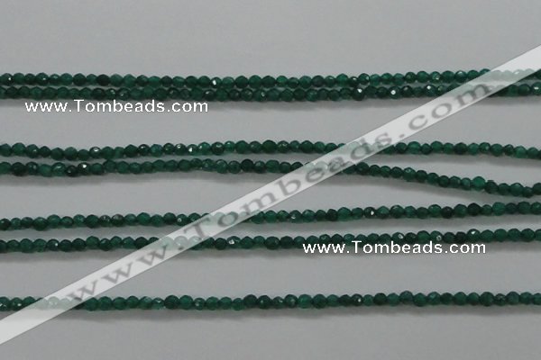 CTG415 15.5 inches 2mm faceted round tiny dyed candy jade beads