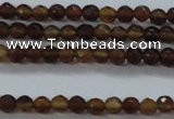 CTG425 15.5 inches 2mm faceted round tiny agate gemstone beads