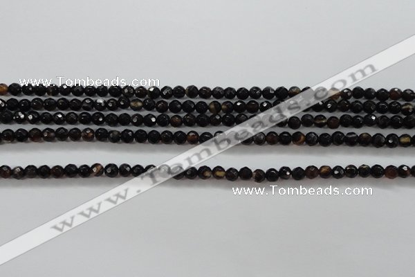 CTG428 15.5 inches 3mm faceted round tiny agate gemstone beads