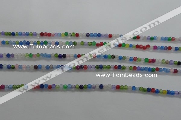 CTG436 15.5 inches 2mm round tiny dyed candy jade beads wholesale