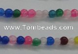 CTG438 15.5 inches 2mm round tiny dyed candy jade beads wholesale