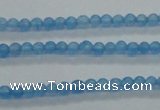 CTG439 15.5 inches 2mm round tiny dyed candy jade beads wholesale