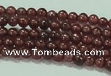 CTG53 15.5 inches 2mm round grade AA tiny garnet beads wholesale