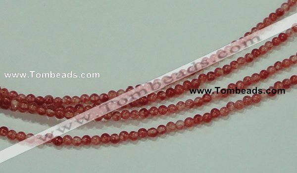 CTG59 15.5 inches 2mm round tiny dyed white jade beads wholesale