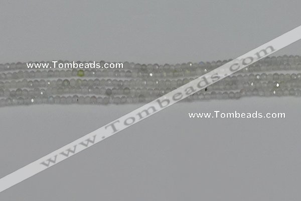 CTG612 15.5 inches 2mm faceted round labradorite beads