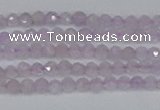 CTG621 15.5 inches 2mm faceted round lavender amethyst beads