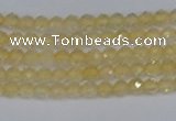 CTG623 15.5 inches 2mm faceted round citrine gemstone beads