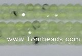 CTG632 15.5 inches 3mm faceted round prehnite gemstone beads