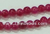 CTG68 15.5 inches 3mm round tiny dyed white jade beads wholesale