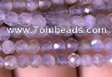 CTG702 15.5 inches 4mm faceted round tiny labradorite beads