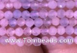 CTG710 15.5 inches 2mm faceted round tiny morganite beads