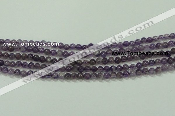 CTG72 15.5 inches 3mm round grade AB tiny amethyst beads wholesale