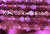 CTG721 15.5 inches 2mm faceted round tiny golden sunstone beads