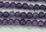 CTG73 15.5 inches 3mm round grade A tiny amethyst beads wholesale