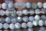 CTG768 15.5 inches 2mm faceted round tiny larimar gemstone beads