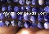 CTG779 15.5 inches 3mm faceted round tiny sodalite beads wholesale