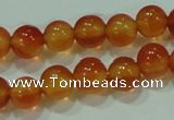 CTG78 15.5 inches 3mm round tiny red agate beads wholesale