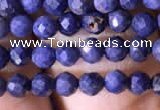 CTG789 15.5 inches 3mm faceted round tiny sapphire gemstone beads