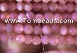 CTG810 15.5 inches 2mm faceted round tiny rhodochrosite beads