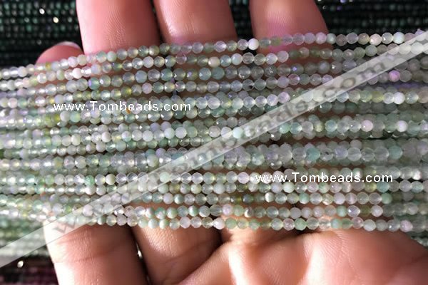 CTG821 15.5 inches 2mm faceted round tiny Australia chrysoprase beads