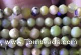 CTG825 15.5 inches 3mm faceted round tiny chrysotine beads