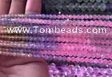 CTG838 15.5 inches 3mm faceted round tiny morganite beads