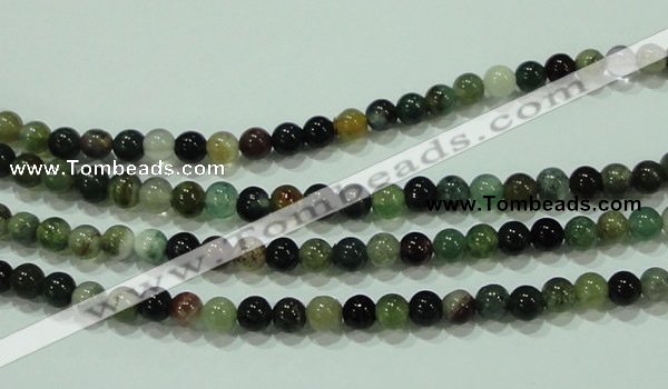 CTG90 15.5 inches 4mm round tiny indian agate beads wholesale