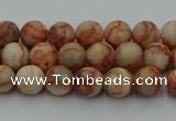 CTJ700 15.5 inches 4mm round red net jasper beads wholesale