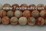 CTJ701 15.5 inches 6mm round red net jasper beads wholesale