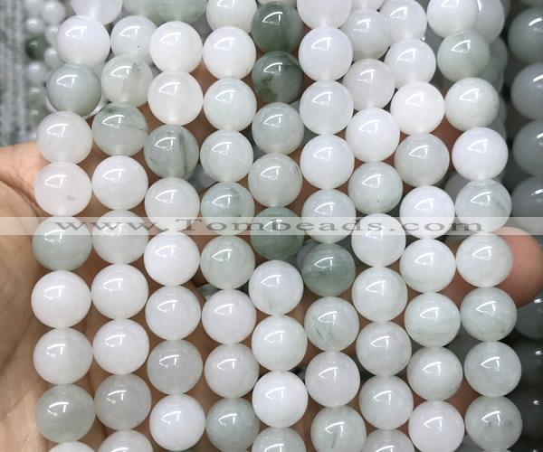 CTJ803 15 inches 10mm round Tianshan jade beads wholesale