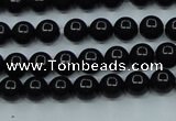 CTK01 15.5 inches 4mm round tektite gemstone beads wholesale