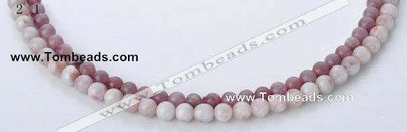 CTO14 15 inches 6mm & 6.5mm round natural tourmaline beads