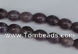 CTO230 15.5 inches 8*10mm rice tourmaline gemstone beads