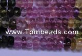 CTO302 15.5 inches 2*3mm faceted rondelle tourmaline beads