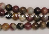 CTO351 15.5 inches 8mm round natural tourmaline gemstone beads