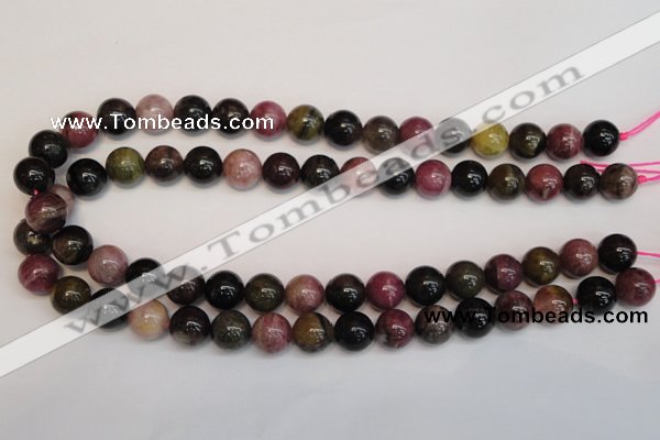 CTO360 15.5 inches 12mm round natural tourmaline gemstone beads