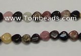 CTO39 15.5 inches 7*7mm heart natural tourmaline beads wholesale