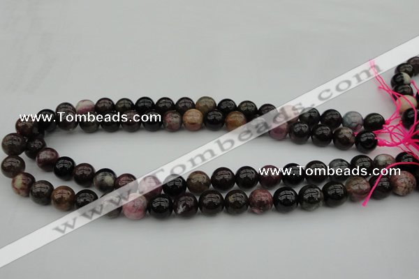 CTO390 15.5 inches 11mm round natural tourmaline gemstone beads