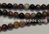 CTO400 15.5 inches 6mm round natural tourmaline gemstone beads