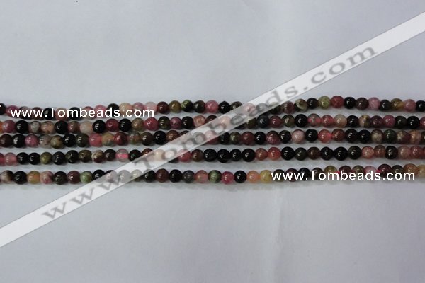 CTO450 15.5 inches 3mm round natural tourmaline gemstone beads