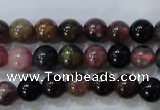 CTO452 15.5 inches 5mm round natural tourmaline gemstone beads