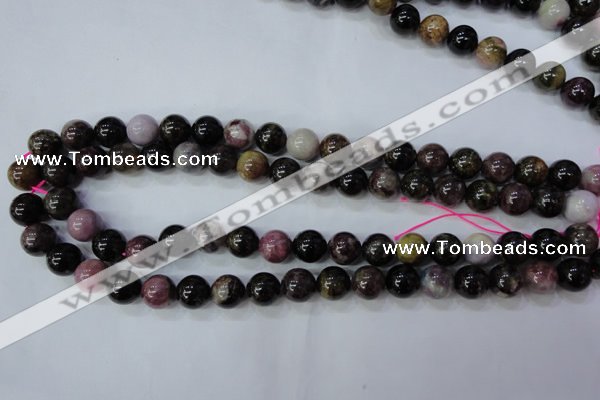 CTO456 15.5 inches 11mm round natural tourmaline gemstone beads