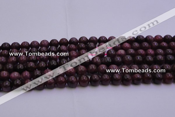 CTO501 15.5 inches 5mm - 5.5mm round natural red tourmaline beads