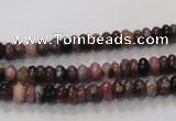 CTO51 15.5 inches 3*5mm rondelle natural tourmaline beads wholesale