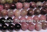 CTO55 15.5 inches 10mm round natural tourmaline gemstone beads