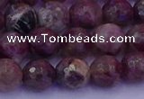 CTO612 15.5 inches 7mm faceted round tourmaline gemstone beads