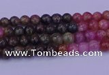CTO620 15.5 inches 4mm round tourmaline gemstone beads wholesale