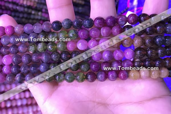 CTO667 15.5 inches 6mm round natural tourmaline gemstone beads